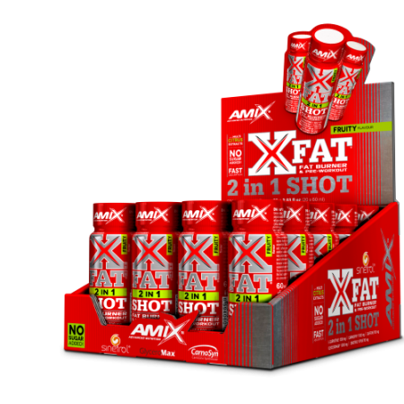 X-Fat 2 IN 1 Shot 20*60 ml Fruity