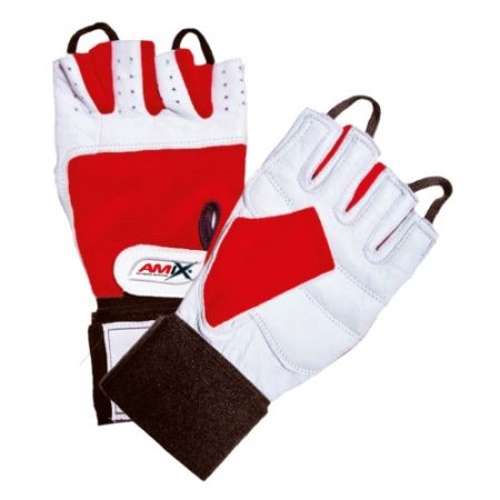 Luvas de pulso vermelho-branco