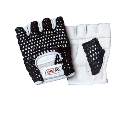 Luvas de malha cor preta